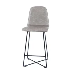 Sessio BarPandora diamant Tabouret snack design rembourré avec pieds filaires en métal noir* Tabouret Snack (assise +/- 65 Cm)|Tabouret De Bar (assise +/- 80 Cm)