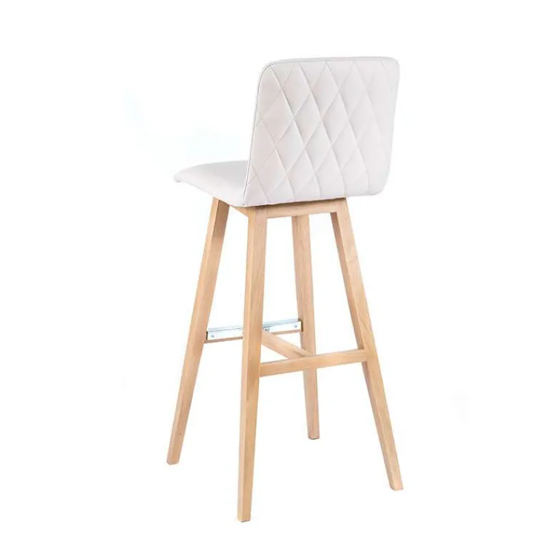 Sessio BarPlaza diamant Tabouret de bar scandinave avec pieds en bois* Tabouret De Bar (assise +/- 80 Cm)