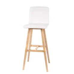 Sessio BarPlaza diamant Tabouret de bar scandinave avec pieds en bois* Tabouret De Bar (assise +/- 80 Cm)