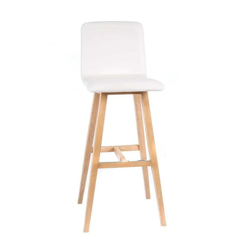 Sessio BarPlaza diamant Tabouret de bar scandinave avec pieds en bois* Tabouret De Bar (assise +/- 80 Cm)