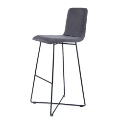 Sessio BarPlaza Tabouret de bar scandinave en tissu avec pieds filaires en métal* Tabouret De Bar (assise +/- 80 Cm)