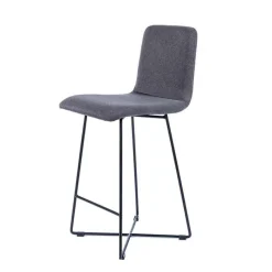 Sessio BarPlaza Tabouret hauteur 65 cm scandinave en tissu avec pieds filaires en métal* Tabouret Snack (assise +/- 65 Cm)|Tabouret De Bar (assise +/- 80 Cm)