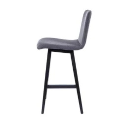Sessio BarPlaza Tabouret snack style scandinave en tissu et pieds bois* Tabouret Snack (assise +/- 65 Cm)|Tabouret De Bar (assise +/- 80 Cm)