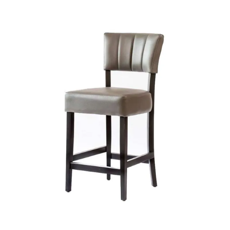Sessio BarSteffi 2 Tabouret snack matelassé en bois et synthétique* Tabouret Snack (assise +/- 65 Cm)|Tabouret De Bar (assise +/- 80 Cm)