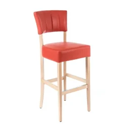 Sessio BarSteffi 2 Tabouret snack matelassé en bois et synthétique* Tabouret Snack (assise +/- 65 Cm)|Tabouret De Bar (assise +/- 80 Cm)