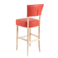Sessio BarSteffi 2 Tabouret snack matelassé en bois et synthétique* Tabouret Snack (assise +/- 65 Cm)|Tabouret De Bar (assise +/- 80 Cm)