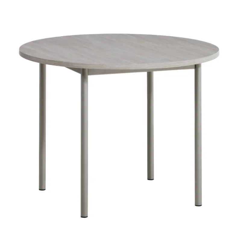 Perfecta Basic Table de cuisine ronde en stratifié avec pieds en métal* Table De Cuisine