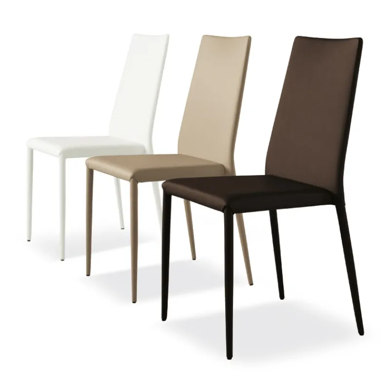 Airnova Bea Chaise contemporaine en cuir* Chaise De Cuisine|Chaise De Salle à Manger