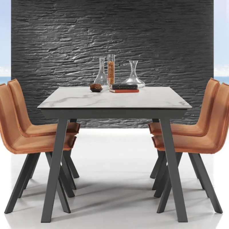 Mobliberica Benidorm Moblibérica® Table moderne en céramique* Table De Salle à Manger