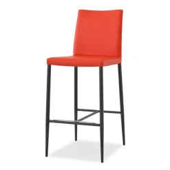 Airnova Beo Tabouret contemporain italien en cuir* Tabouret Snack (assise +/- 65 Cm)|Tabouret De Bar (assise +/- 80 Cm)