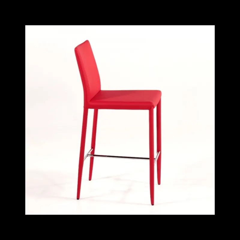 Airnova Beo Tabouret contemporain italien en cuir* Tabouret Snack (assise +/- 65 Cm)|Tabouret De Bar (assise +/- 80 Cm)