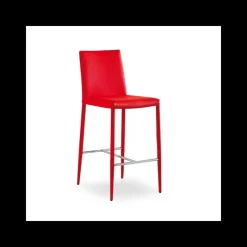 Airnova Beo Tabouret contemporain italien en cuir* Tabouret Snack (assise +/- 65 Cm)|Tabouret De Bar (assise +/- 80 Cm)