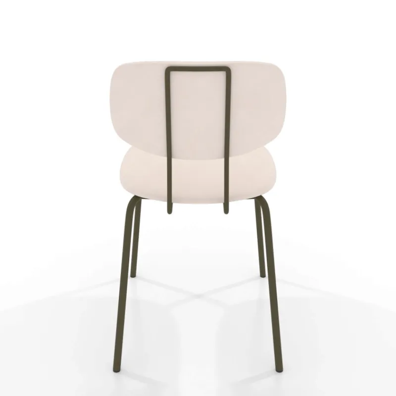 Perfecta Bistro Chaise inspiration vintage en simili avec pieds en métal* Chaise De Cuisine|Chaise De Salle à Manger
