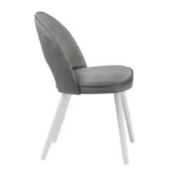 Sessio Bistrot Chaise cosy avec dossier ajouré en tissu et pieds bois* Chaise De Salle à Manger|Chaise Salon