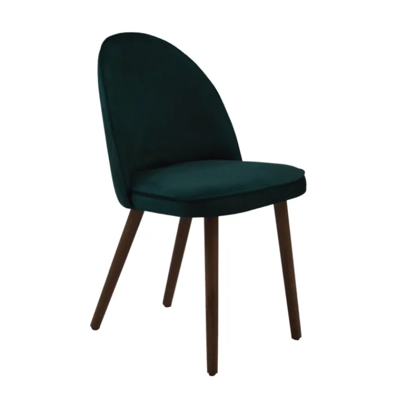 Sessio Bistrot Chaise cosy en tissu avec pieds en bois* Chaise Pour Chambre|Chaise De Salle à Manger