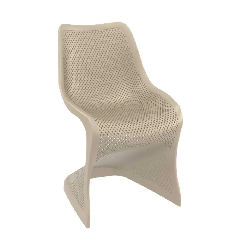 Bloom Chaise de jardin design ajourée en polypropylène* Chaise De Jardin