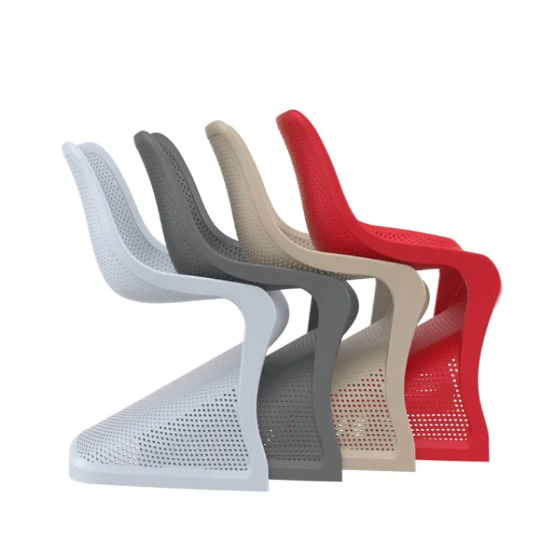 Bloom Chaise de jardin design ajourée en polypropylène* Chaise De Jardin
