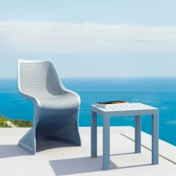 Bloom Chaise de jardin design ajourée en polypropylène* Chaise De Jardin