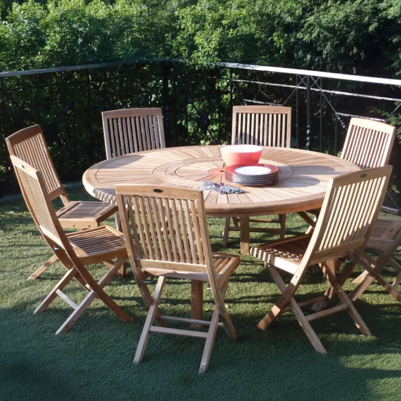 Medicis BodiniChaise de jardin pliante en teck massif* Chaise De Jardin