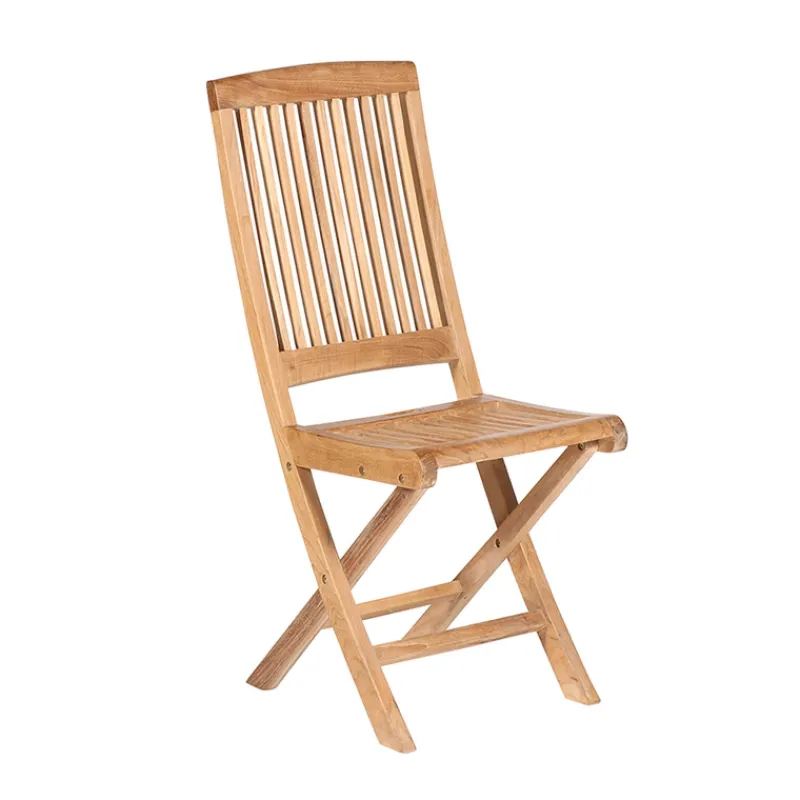 Medicis BodiniChaise de jardin pliante en teck massif* Chaise De Jardin