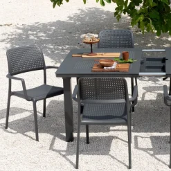 Bora Fauteuil de jardin en polypropylène* Chaise De Jardin|Fauteuil De Jardin