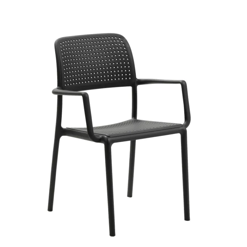 Bora Fauteuil empilable en polypropylène* Chaise De Cuisine|Chaise De Salle à Manger