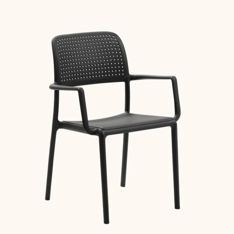 Bora Fauteuil empilable en polypropylène* Chaise De Cuisine|Chaise De Salle à Manger