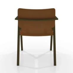 Perfecta Bormio Chaise design en simili avec accoudoirs et pieds en métal* Chaise De Cuisine|Chaise De Salle à Manger