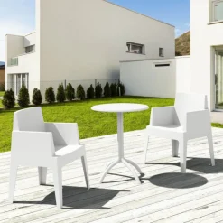 Box Fauteuil de terrasse moderne en polypropylène* Chaise De Jardin|Fauteuil De Jardin