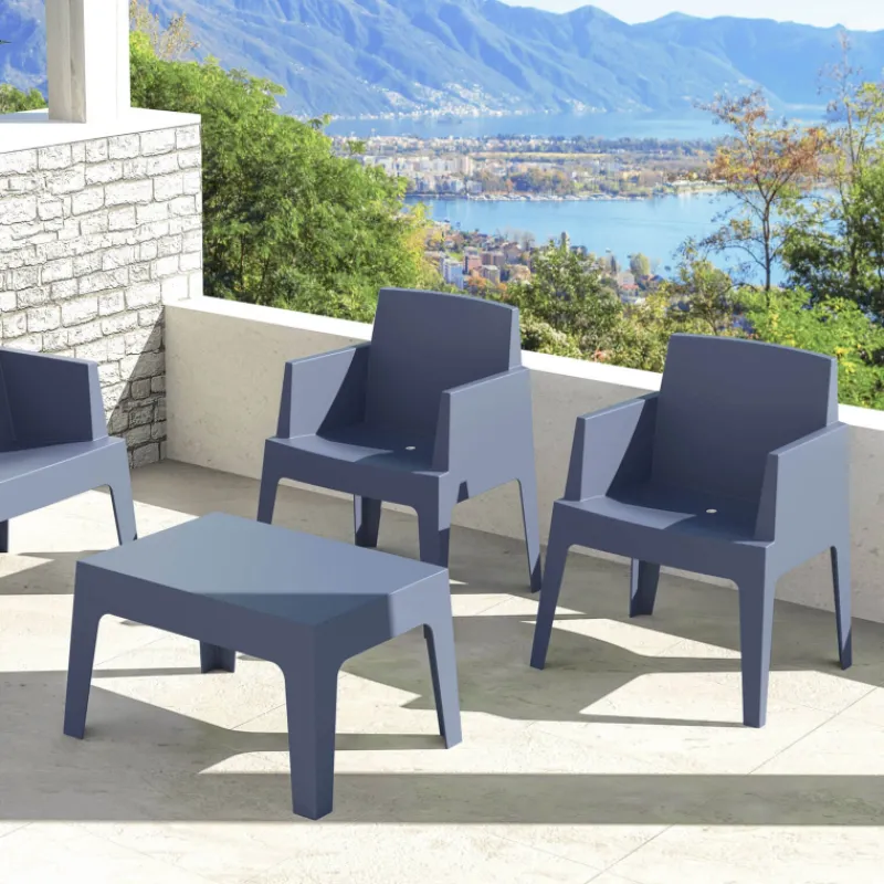 Box Fauteuil de terrasse moderne en polypropylène* Chaise De Jardin|Fauteuil De Jardin