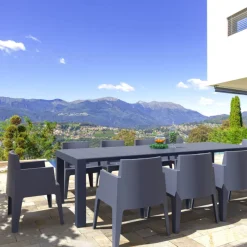 Box Fauteuil de terrasse moderne en polypropylène* Chaise De Jardin|Fauteuil De Jardin