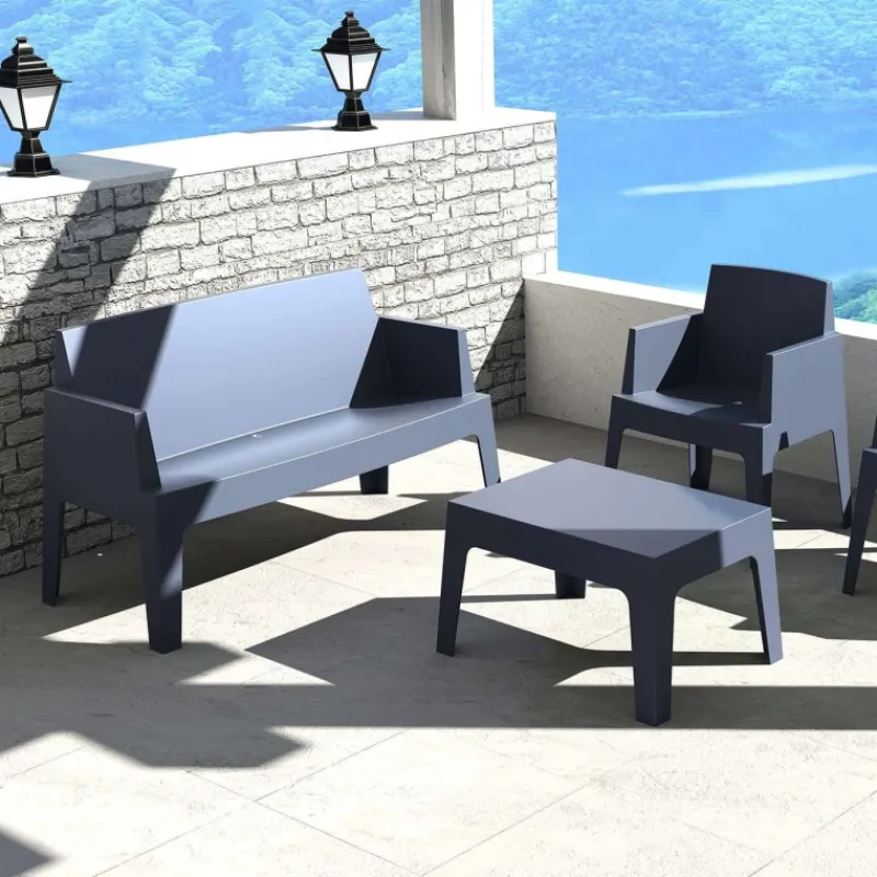 Box Sofa Banquette de jardin en polypropylène* Fauteuil De Jardin