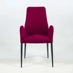 Europea Bridge Mathilde Fauteuil de salle à manger en tissu et métal* Chaise De Salle à Manger
