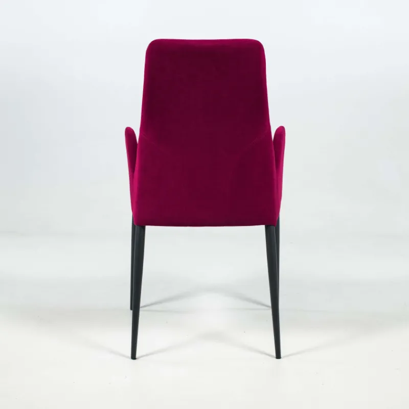 Europea Bridge Mathilde Fauteuil de salle à manger en tissu et métal* Chaise De Salle à Manger