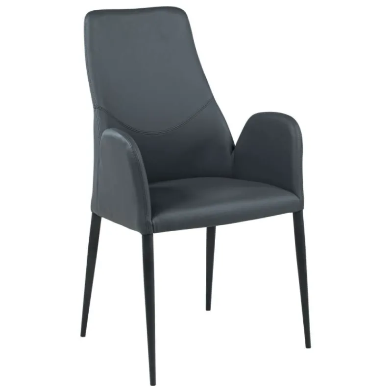 Europea Bridge Mathilde Fauteuil moderne en synthétique et métal fabriqué en Italie* Chaise De Salle à Manger|Chaise De Cuisine