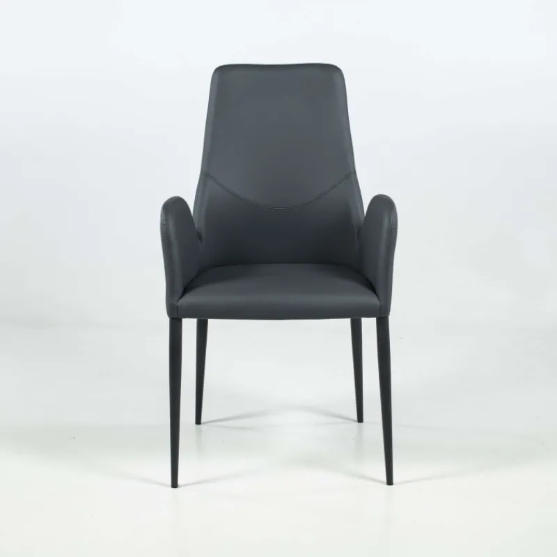 Europea Bridge Mathilde Fauteuil moderne en synthétique et métal fabriqué en Italie* Chaise De Salle à Manger|Chaise De Cuisine