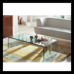 Sovet Italia Bridge Sovet® Table basse moderne rectangulaire en verre* Table De Salon