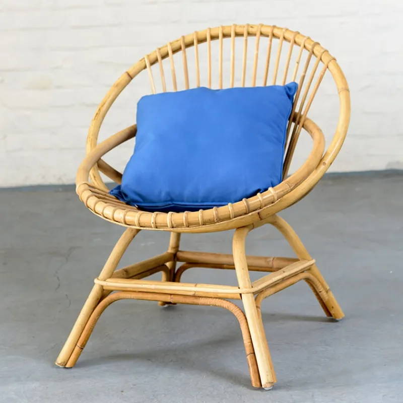 Kok BrigitteFauteuil coquille en rotin* Chaise Salon|Chaise Pour Chambre