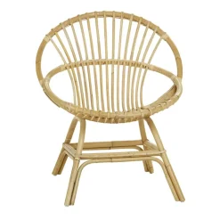 Kok BrigitteFauteuil coquille en rotin* Chaise Salon|Chaise Pour Chambre