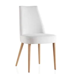 Lujosa Brisa Chaise confortable en tissu pieds bois* Chaise De Salle à Manger|Chaise Salon