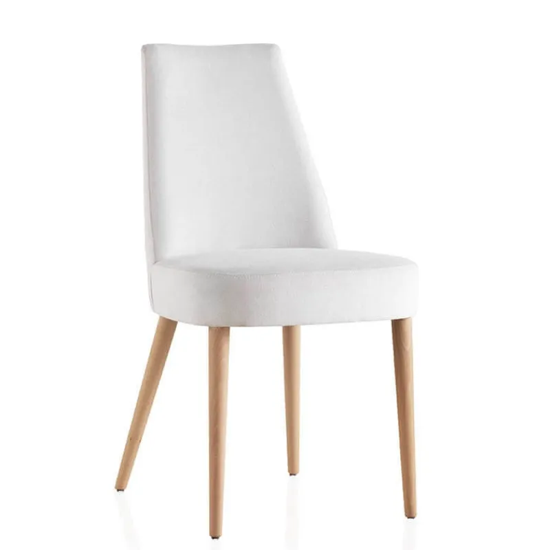 Lujosa Brisa Chaise confortable en tissu pieds bois* Chaise De Salle à Manger|Chaise Salon