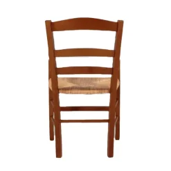 Brocéliande Fauteuil en bois rustique et paille* Chaise De Cuisine|Chaise De Salle à Manger