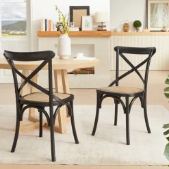 CabaretChaise style bistrot en bois* Chaise De Cuisine|Chaise De Salle à Manger