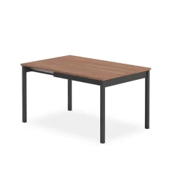 Perfecta Cabrio Table carrée extensible en stratifié avec pieds en métal* Table De Cuisine|Table De Salle à Manger