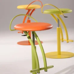 Carrier Café ® Tabouret moderne réglable en hauteur* Tabouret Snack (assise +/- 65 Cm)|Tabouret De Bar (assise +/- 80 Cm)