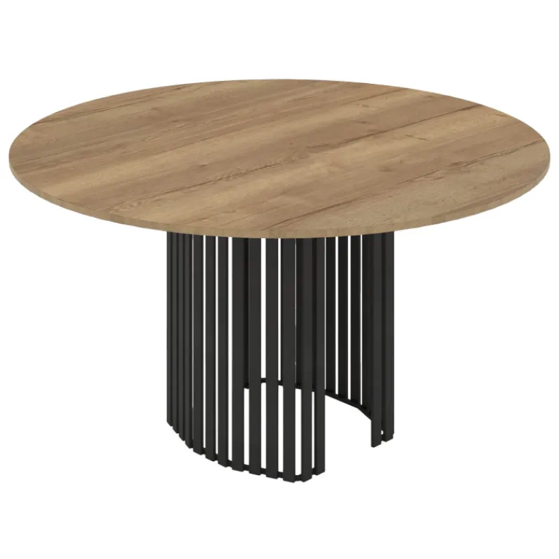 Perfecta Canvas Table design ronde avec pied central en métal* Table De Salle à Manger