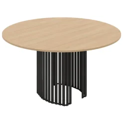 Perfecta Canvas Table design ronde avec pied central en métal* Table De Salle à Manger