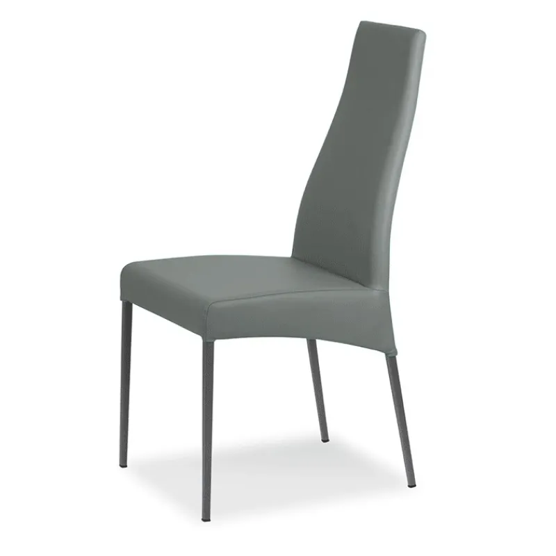Airnova Carla Chaise en cuir de salle à manger italienne* Chaise De Salle à Manger