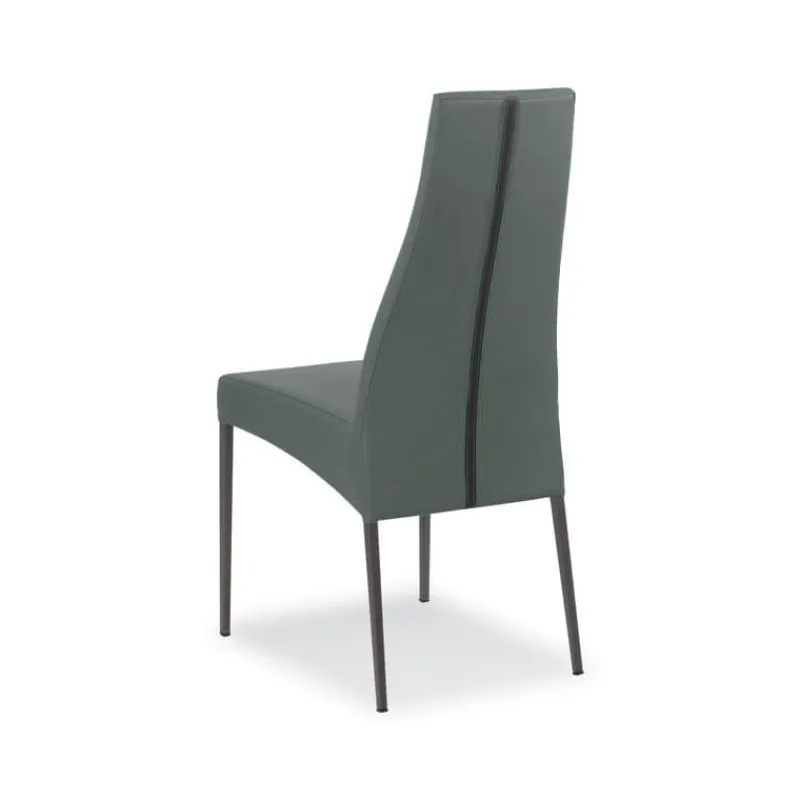 Airnova Carla Chaise en cuir de salle à manger italienne* Chaise De Salle à Manger