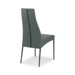 Airnova Carla Chaise en cuir de salle à manger italienne* Chaise De Salle à Manger